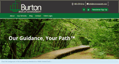 Desktop Screenshot of burtonwealth.com