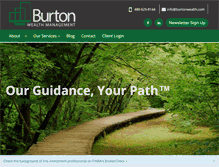 Tablet Screenshot of burtonwealth.com